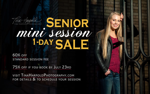 Senior Photography Sale
