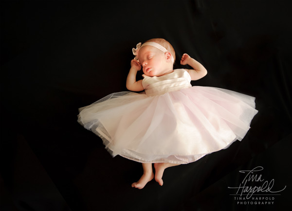 dance newborn photography